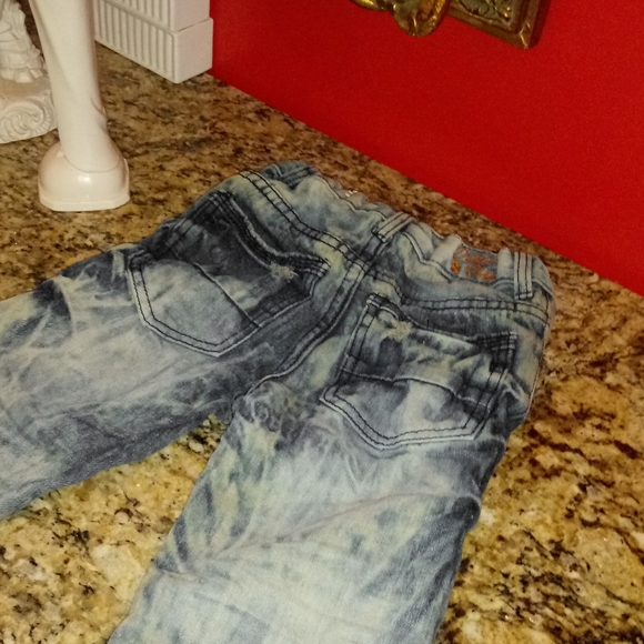 0120 Boys Denim & Rivets Jeans - Picture 6 of 7